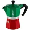 Bialetti Moka Express Italia 3TZ (150 ml) raudona-žalia