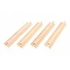 Big Jigs Bigjigs Rail Ilgi tiesūs bėgiai 21cm 4 vnt