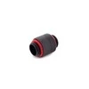 Bitspower adapteris, tiesus, G1/4 colio AG į G1/4 colio AG – pasukamas, juodos anglies spalvos