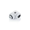 Bitspower Adapteris 90 Degree G1/4 Inch Female Thread to 14mm OD Hard Tube – Rotatable, Baltas