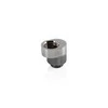 Bitspower X-Cross Adapteris G1/4 inch male to G1/4 inch female – 5mm offset, glossy juodas