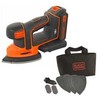 Black & Decker Juodas & Decker Juodas + DECKER DELTA TRINDER 18V 1x1,5Ah BDCDS18