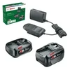 Bosch Bosch pradinis rinkinys 18 V (PBA 2,0 Ah + PBA 4,0 Ah + AL 18 V-20), įkroviklis (juodas, 2 x akumuliatoriai + įkroviklis, POWER FOR ALL ALLIANCE)
