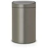 Brabantia Waste Bin Touch Bin Nauja, perdirbama, 23+10 L platininė