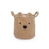 CHILDHOME DAIKTŲ IR ŽAISLŲ LAIKYMO KREPŠYS 30X30X30 CM, TEDDY BEIGE