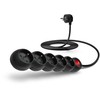 Connect It Prijunkite IT ilgintuvą 230 V, 5 lizdai, 3m, su jungikliu (juodas)