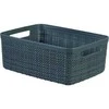 Daiktadėžė CURVER JUTE, 5 l, pilka, 27×20×11 cm