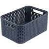 Daiktadėžė CURVER STYLE, 30 l, pilka, 43×32×23 cm