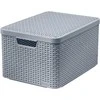 Daiktadėžė CURVER STYLE, 30 l, pilka, 44×33×24 cm