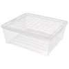 Daiktadėžė CURVER, 10 l, skaidri, 34,2×29,7×12,5 cm