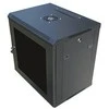 DATACOM 19" sieninė vientisa spintelė 6U/450mm juodas