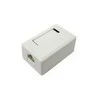 DATACOM EuroLan UTP lizdas gipskartoniui, 2x RJ45, baltas, Cat.5e gnybtų blokas