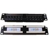 DATACOM PATCH PANEL 10" 12p. UTP cat.5e 1U