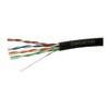 DATACOM UTP laidas CAT5E PE 100m juodas LAUKO SKIRTUMUI