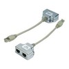 DATACOM "Y" adapter STP CAT5E PC / PC+PC
