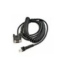Datalogic CAB-512, juodas, RS-232, Datalogic, 3,6 m, chromuotas, 3600 mm