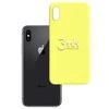 3Mk Protection 3mk matinis dėklas, skirtas iPhone X / XS - geltonas