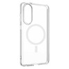 Dėklas Fixed FIKSUOTAS MagPure galinis dangtelis su MagSafe palaikymu, skirtas Samsung Galaxy S25 Edge 5G, skaidrus