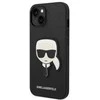 Karl Lagerfeld telefono dėklas Saffiano Karl's Head Patch iPhone 13/14/15