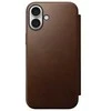 Nomad Modernus odinis dėklas, imbiero spalvos – „iPhone 16 Plus“