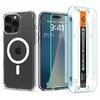Dėklas Spigen Ultra Hybrid MagSafe, baltas + stiklas tR EZ Fit Pack - iPhone 16 Pro Max