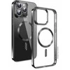 Dėklas Swissten Clear Jelly Magstick Metallic iPhone 14 Juodas