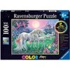 Ravensburger Dėlionė 100 vnt. - Vienaragiai mėnulio šviesoje