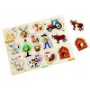 Rappa 2Kids Toys medinė dėlionė „Ūkis“, 14 detalių