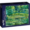 Dėlionė Blue Mauritius Gold Bluebird Puzzle Mėlynojo paukščio galvosūkis 1000 tvenkinys su vandens lelijomis Claude Monet