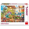 Dėlionė Dino Puzzle 2000 Pcs: Painting Studio