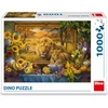 Dinozaurų dėlionė 1000 detalių: Liūtai atgyja