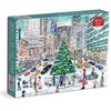 Dėlionė Bookshop Michael Storrings Snowfall on Park Avenue 1000 Piece Puzzle