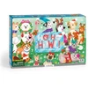 KNYGA Mudpuppy Bookshop Ho Ho Howl! Countdown Puzzle Set