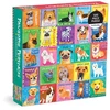 Dėlionė Mudpuppy Bookshop Pawsome Portraits 500 Piece Family Puzzle
