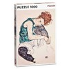 Dėlionė Piatnik Puzzle 1000 – Schiele, sėdinti moteris PIATNIK