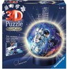Ravensburger 3D dėlionė naktinė lempa astronautai kosmose