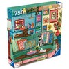 Dėlionė 2D Ravensburger Art&Soul laimingos vietos 750 detalių