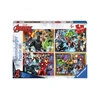Ravensburger Dėlionė 4x100vnt. - Avengers