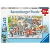 Ravensburger Dėlionė 2x24 vnt. - Didvyriai veiksme