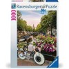Dėlionė Ravensburger - Puzzle Bicycle Amsterdam 1000p