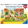 Dėlionė Ravensburger – laimingos dienos žirgyne 2x12p – 05178