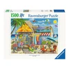 Ravensburger Dėlionė 1500 vnt. - Paplūdimio krautuvėlė