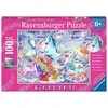 Fėjų žemė - 100vnt. Glitter Puzzle - RAVENSBURGER dėlionė