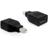 Delock Adapteris mini Displayport 1.2 vyriškas > Displayport moteriškas juodas