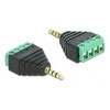 AV adapteris Delock Terminalo blokas Juodas (65453)