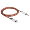 Kabelis USB Delock USB-C - mini Jack 3.5 mm 1.2 m Oranžinė (81288)