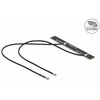 Delock WLAN dviguba antena 2 x MHF IV HSC MXHP32 suderinama jungtis