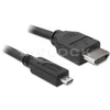 Kabelis Delock HDMI Micro - HDMI 1m juodas (82661)