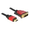 Delock High Speed HDMI laidas, HDMI A kištukas > DVI kištukas 2 m