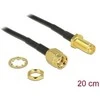 Delock antenos kabelis RP-SMA kištukas > RP-SMA kištukas, skirtas montuoti 200 mm